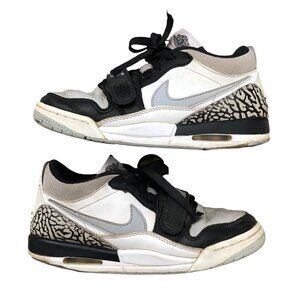 2021 Nike Air Jordan 1 Legacy 312 Low White Black Grey Size 4